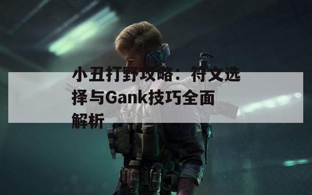 小丑打野攻略：符文选择与Gank技巧全面解析