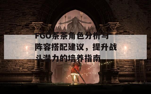 FGO茶茶角色分析与阵容搭配建议，提升战斗潜力的培养指南