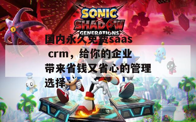 国内永久免费saas crm，给你的企业带来省钱又省心的管理选择