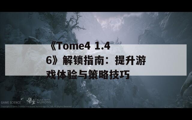 《Tome4 1.46》解锁指南：提升游戏体验与策略技巧