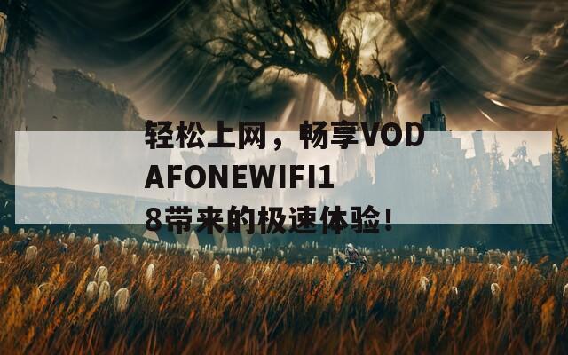 轻松上网，畅享VODAFONEWIFI18带来的极速体验！