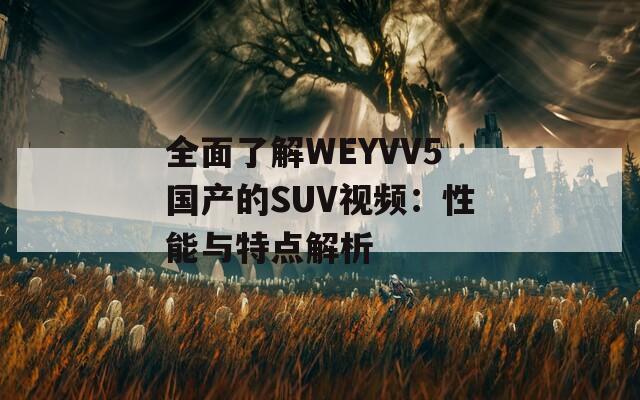 全面了解WEYVV5国产的SUV视频：性能与特点解析