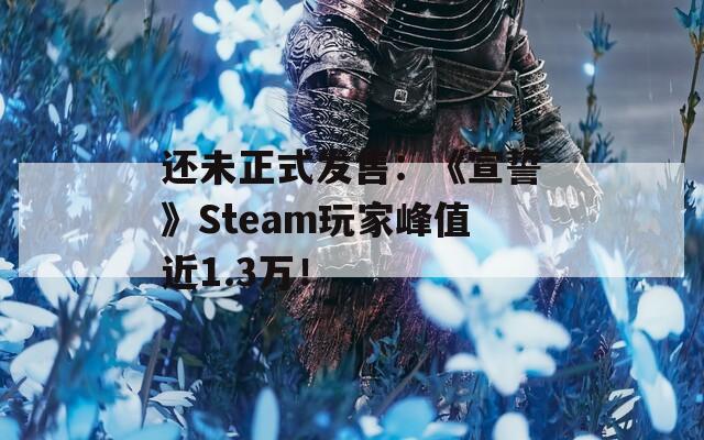 还未正式发售：《宣誓》Steam玩家峰值近1.3万！