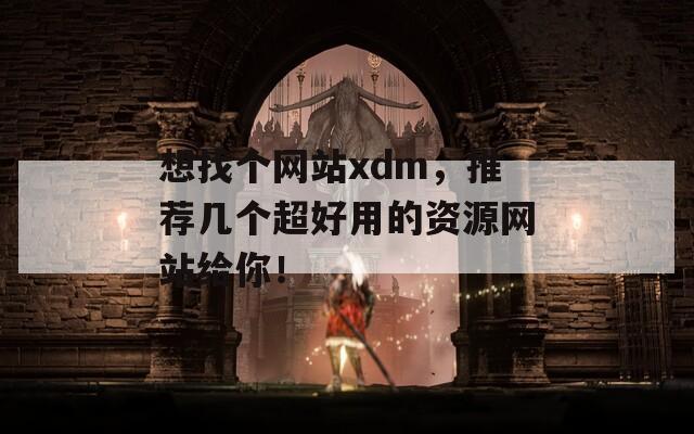 想找个网站xdm，推荐几个超好用的资源网站给你！