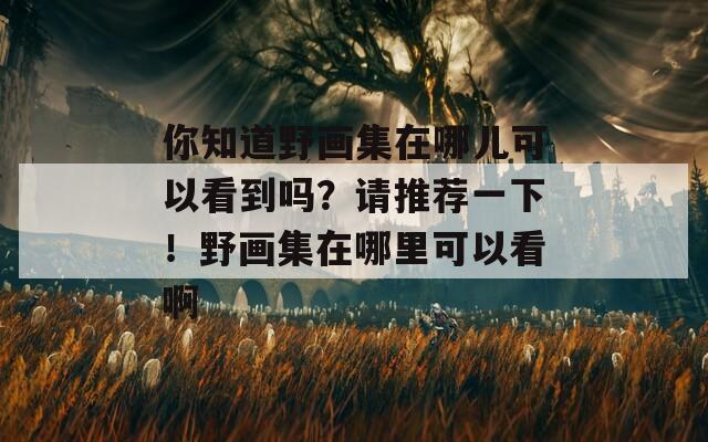 你知道野画集在哪儿可以看到吗？请推荐一下！野画集在哪里可以看啊