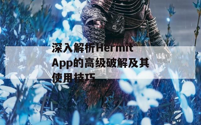 深入解析HermitApp的高级破解及其使用技巧