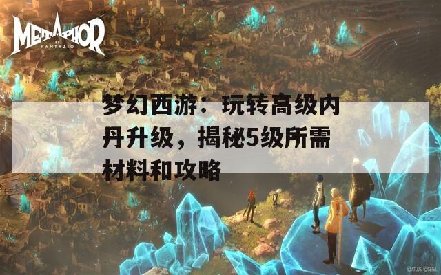 梦幻西游：玩转高级内丹升级，揭秘5级所需材料和攻略