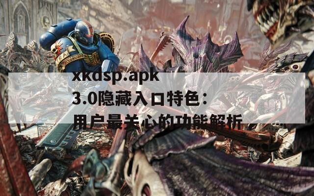 xkdsp.apk 3.0隐藏入口特色：用户最关心的功能解析